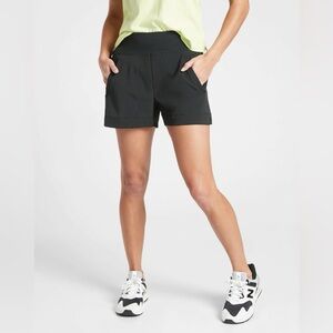 Athleta Trekkie North Short Black Athletic Shorts Size 6